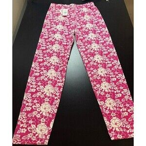 NWT Gap Kids  Pink & White Girls Stretch Legging Pants XXL 14-16 School Play